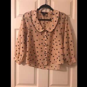 Forever 21 Size S polka dot top
